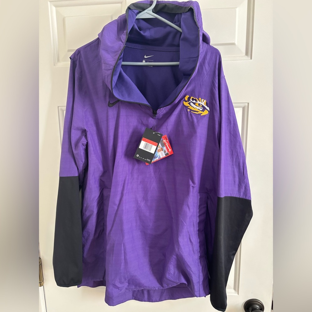 LSU Nike Sample Windbreaker Large